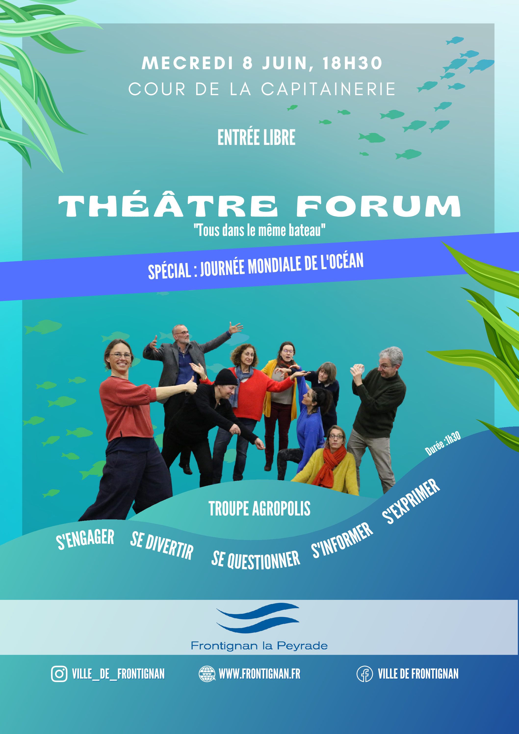 théâtre forum mercredi 8 juin – journée mondiale de l’océan –